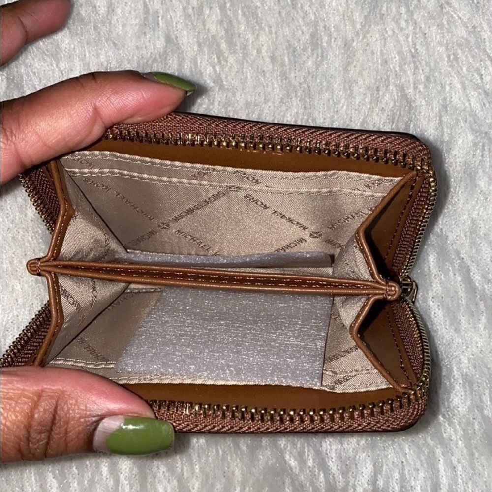 Michael Kors Brown Croc-Embossed Wallet - Picture 5 of 6